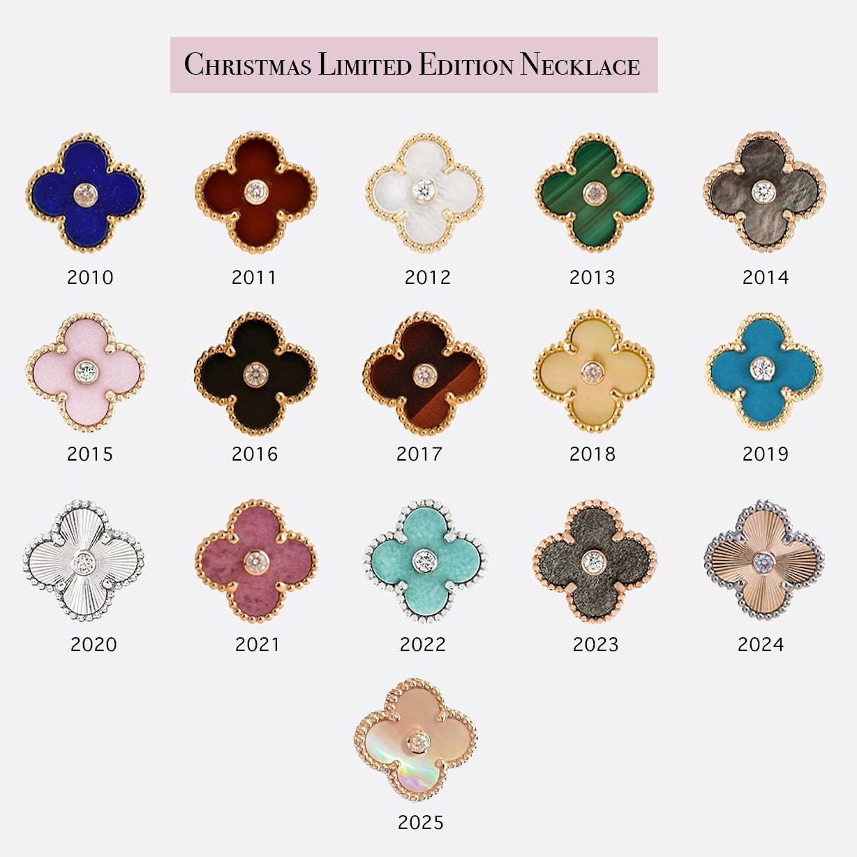 VCA CHRISTMAS LIMITED EDITION NECKLACE COLLECTION