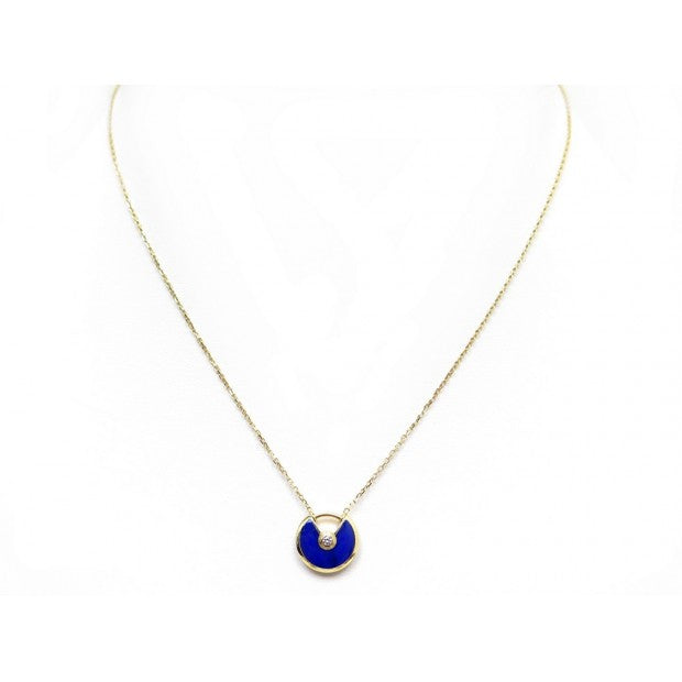CARTIER AMULETTE ROSE GOLD AGATE NECKLACE